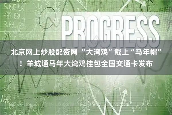 北京网上炒股配资网 “大湾鸡”戴上“马年帽”！羊城通马年大湾鸡挂包全国交通卡发布